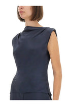 Theory Women's Satin Tops Blue, view 4