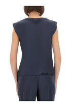 Theory Women's Satin Tops Blue, view 3