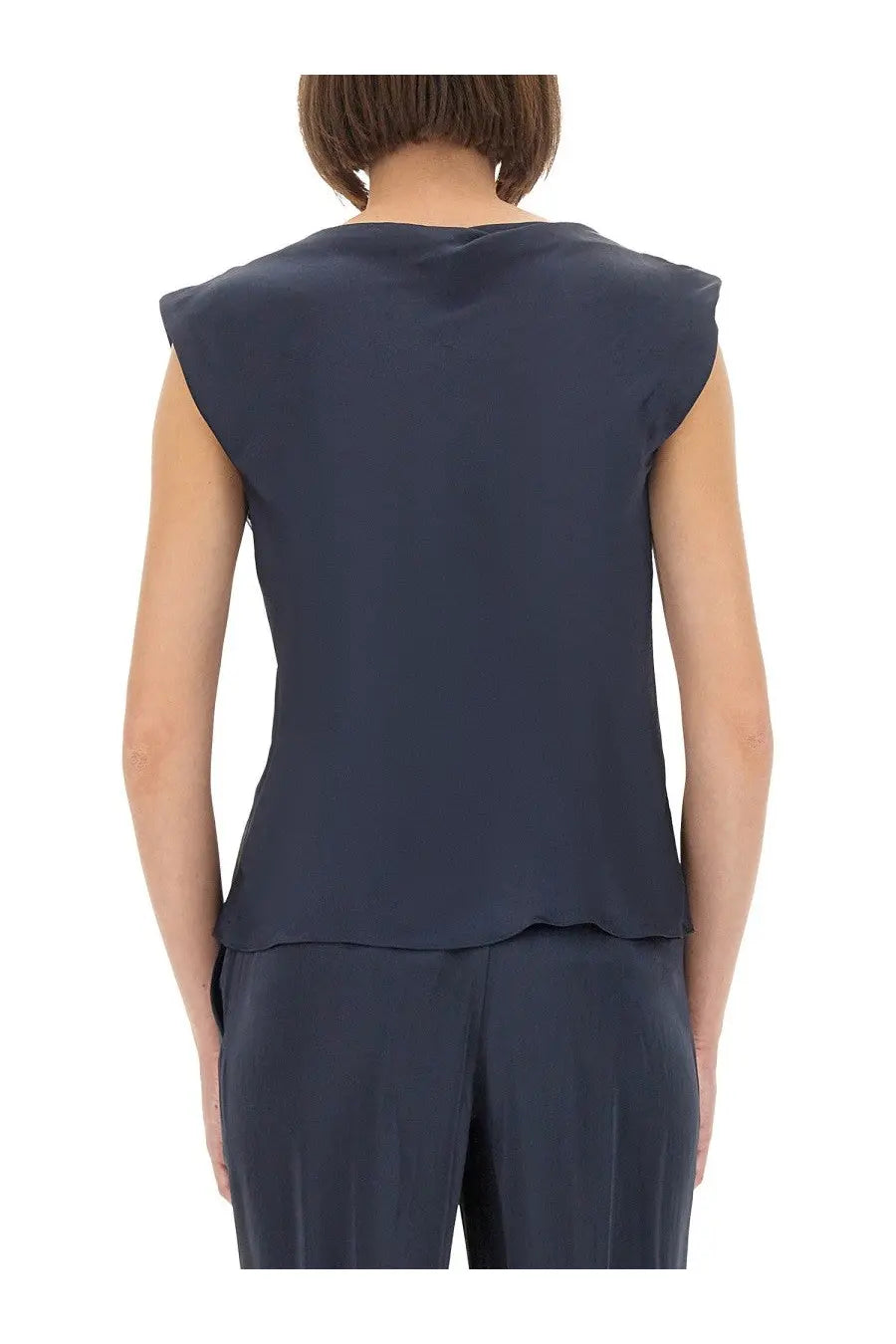 Theory Women's Satin Tops Blue, view 3