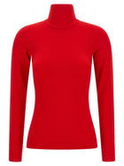 Perfect Moment Thermal Wolf Sweater Red