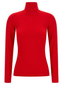Perfect Moment Thermal Wolf Sweater Red