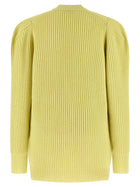 Stella McCartney Thick Knit Cardigan Yellow