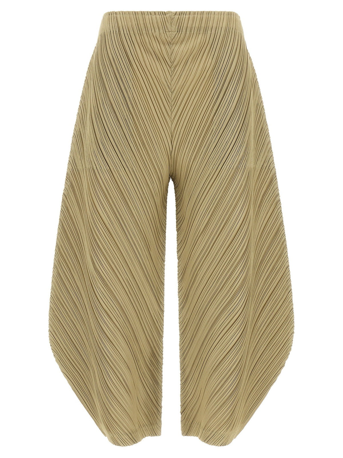 Pleats Please Issey Miyake Thicker Bottoms Pants Beige