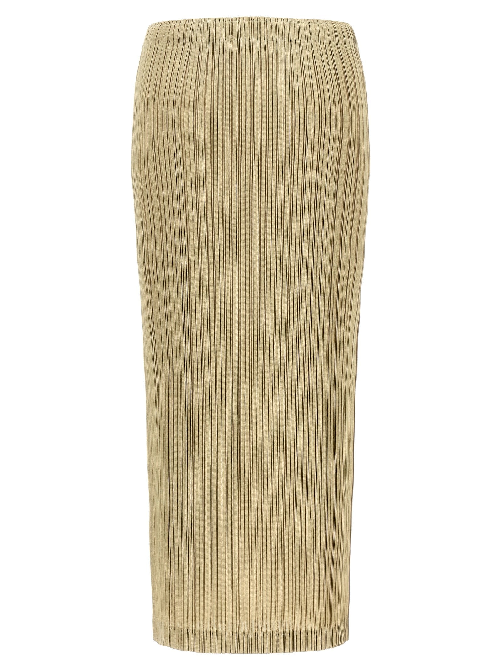 Pleats Please Issey Miyake Thicker Bottoms Skirt Beige