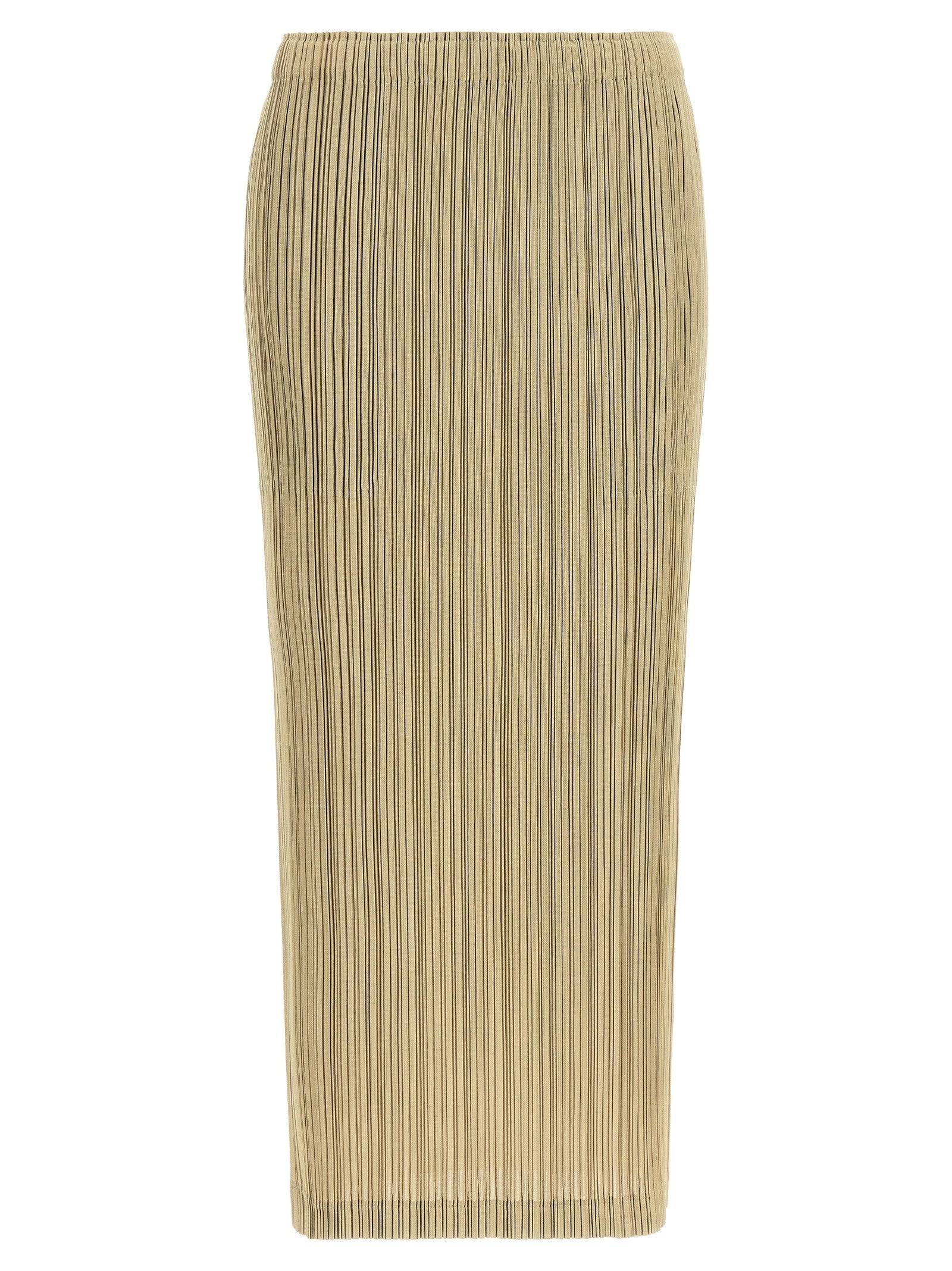 Pleats Please Issey Miyake Thicker Bottoms Skirt Beige