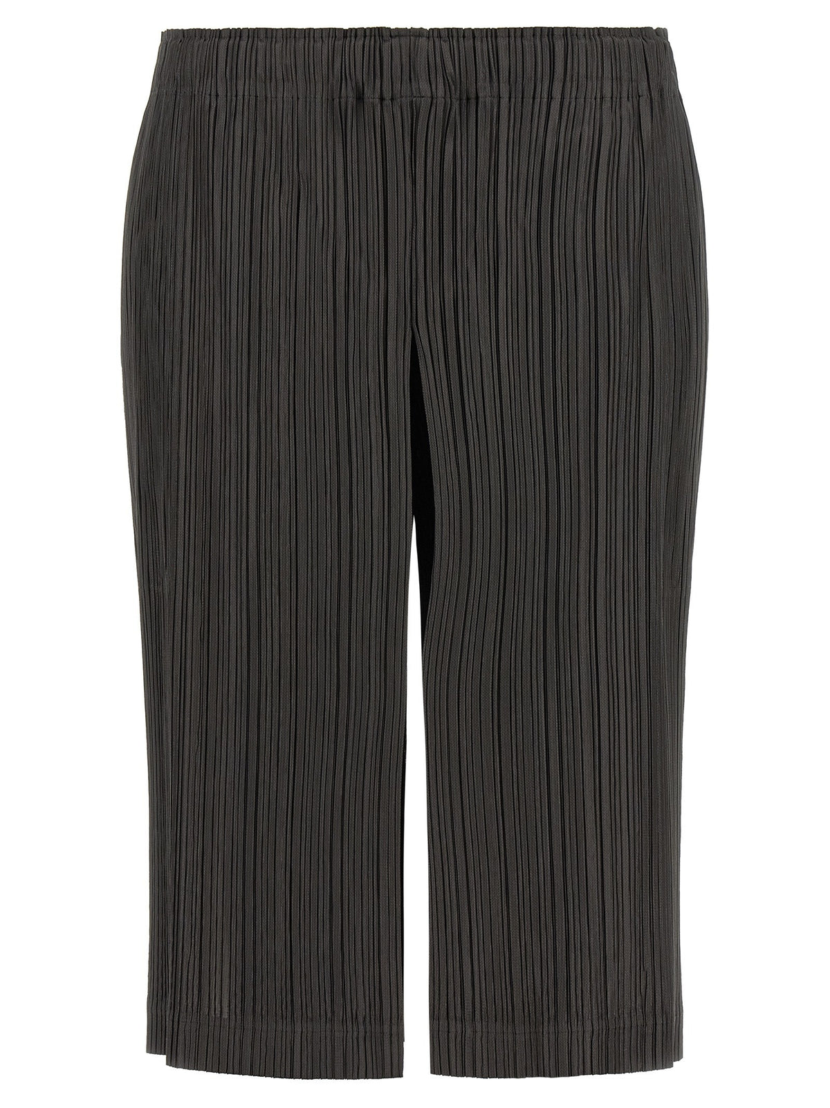 Pleats Please Issey Miyake Thicker Bottoms Bermuda Shorts Grey
