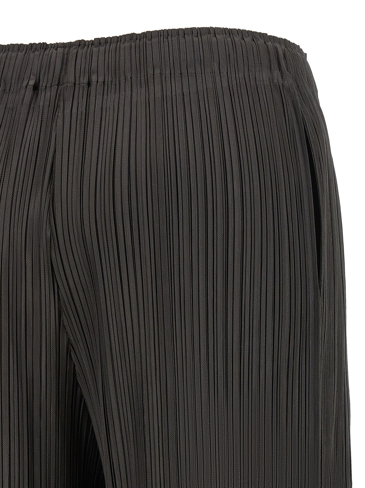 Pleats Please Issey Miyake Thicker Bottoms Bermuda Shorts Grey, view 4