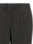 Pleats Please Issey Miyake Thicker Bottoms Bermuda Shorts Grey, view 3