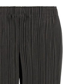Pleats Please Issey Miyake Thicker Bottoms Bermuda Shorts Grey, view 3