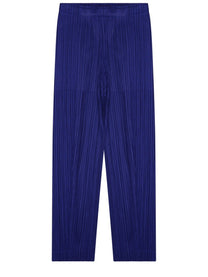 Pleats Please Issey Miyake Women's Pleated Pants Blue Pleats Please Issey Miyake