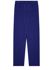 Pleats Please Issey Miyake Women's Pleated Pants Blue Pleats Please Issey Miyake