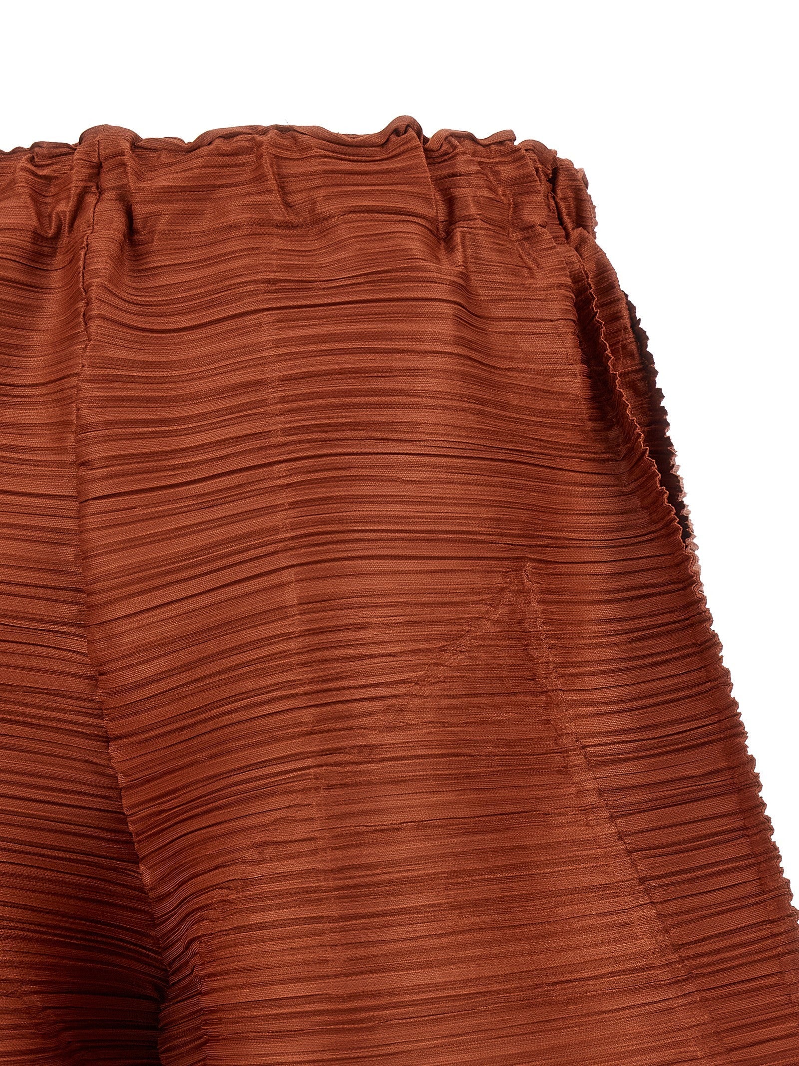 Pleats Please Issey Miyake Thicker Bounce Pants Brown