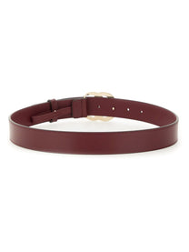 Gucci Women's Thin Belt GG Marmont Red
