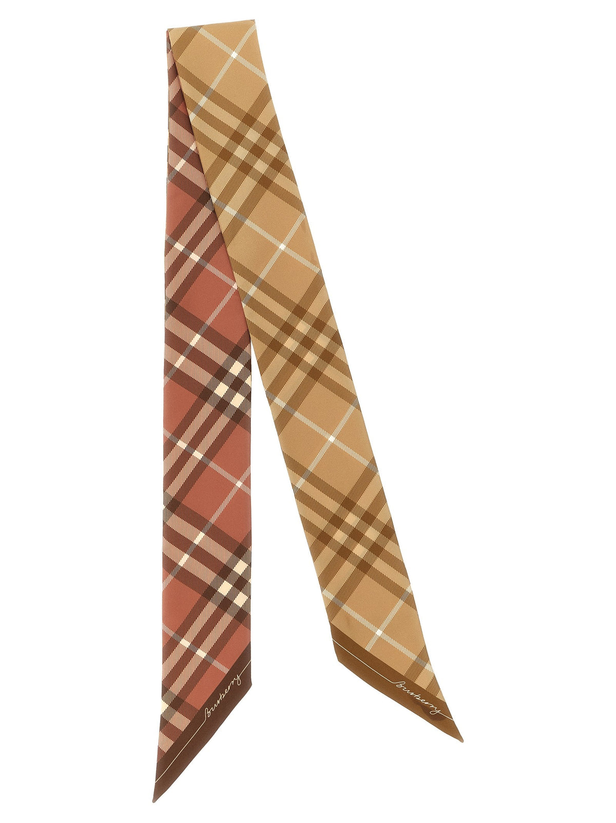 Burberry Thin Double Sided Scarf Gold