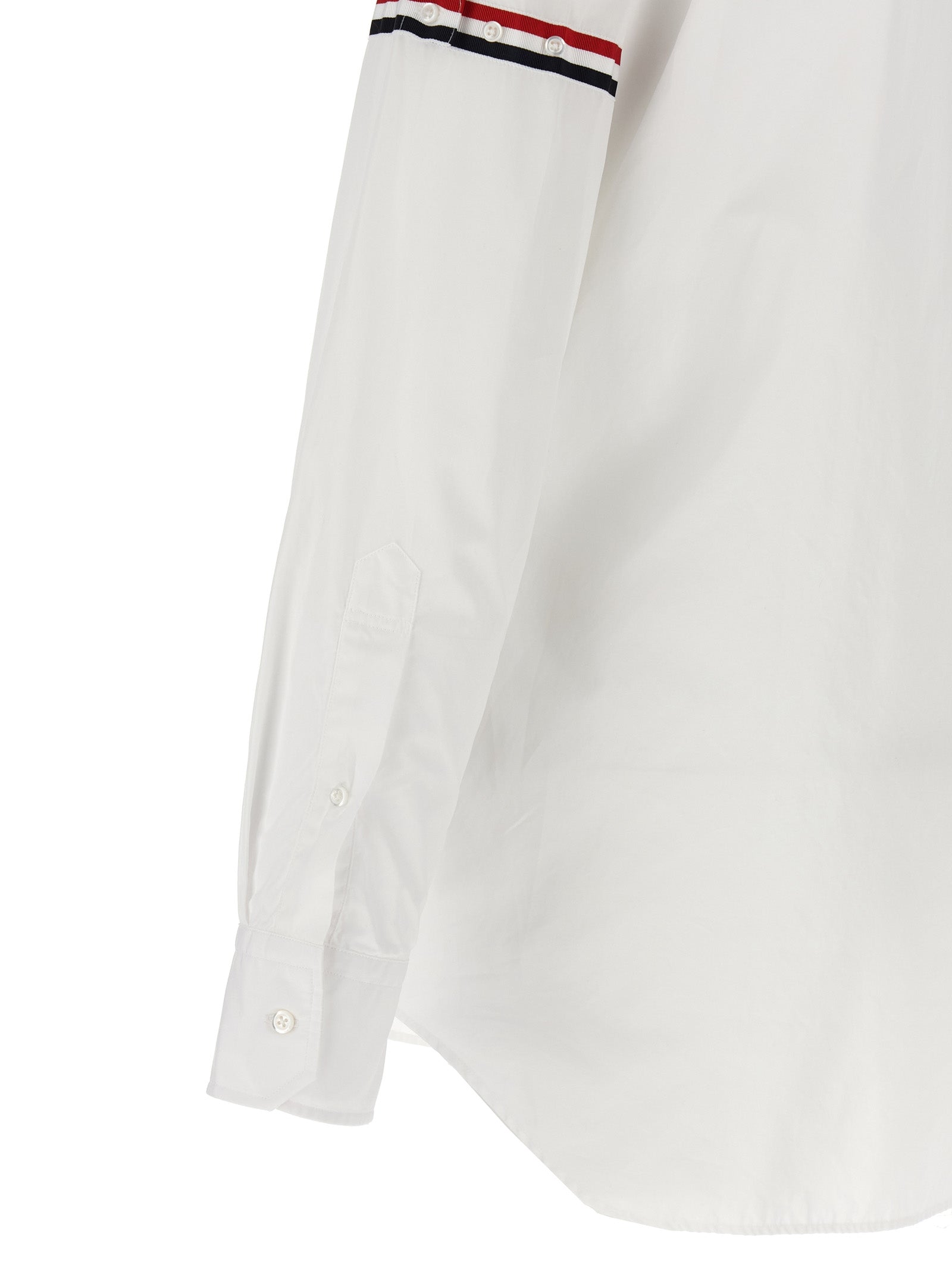 THOM BROWNE - THOM BROWNE - ’Oxford Armbands Classic’ shirt - Men’s Top