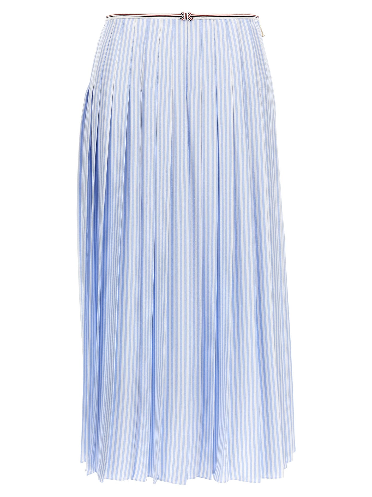 THOM BROWNE - THOM BROWNE - Silk skirt - Women’s Clothing