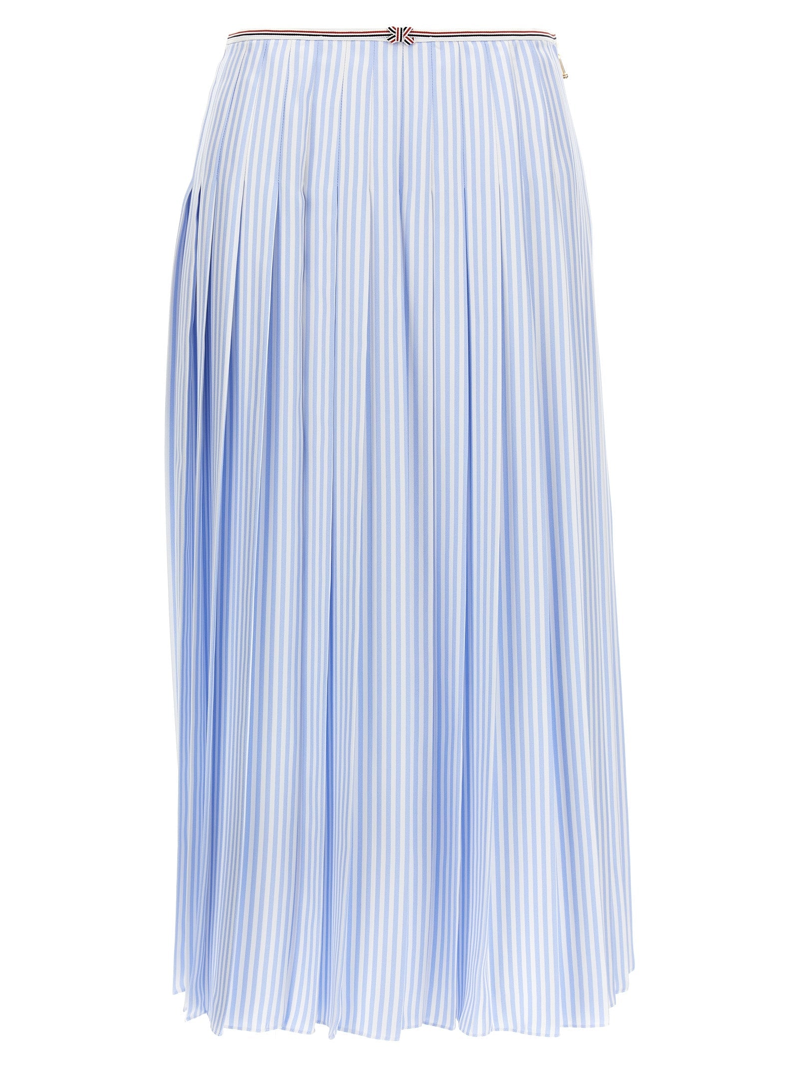 THOM BROWNE - THOM BROWNE - Silk skirt - Women’s Clothing