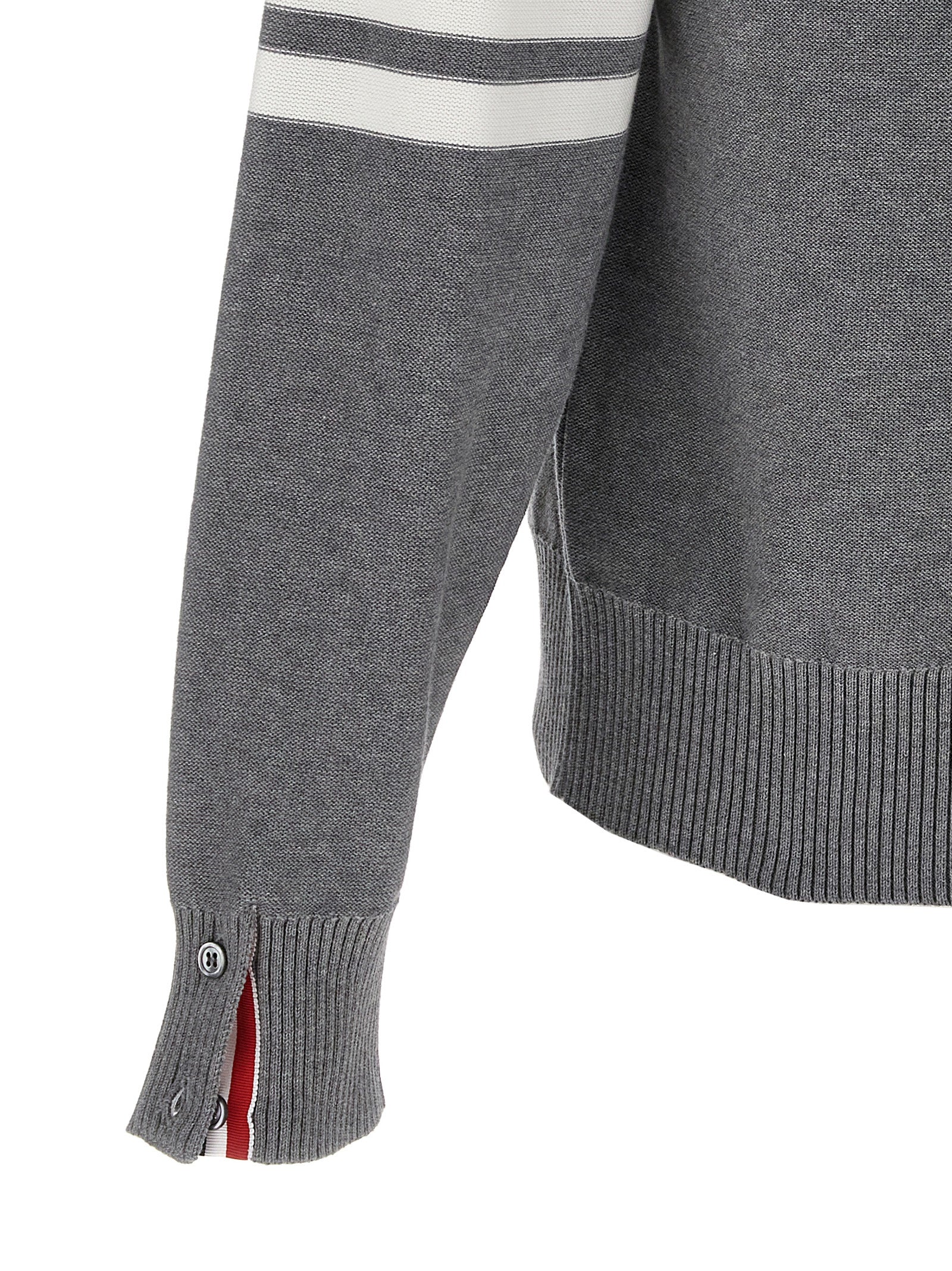 THOM BROWNE - THOM BROWNE - ’4-Bar Hector’ sweater - Men’s Knitwear