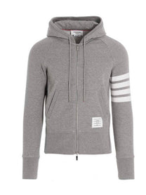 THOM BROWNE - THOM BROWNE - ’4 bar’ hoodie - Men’s Sweatshirts