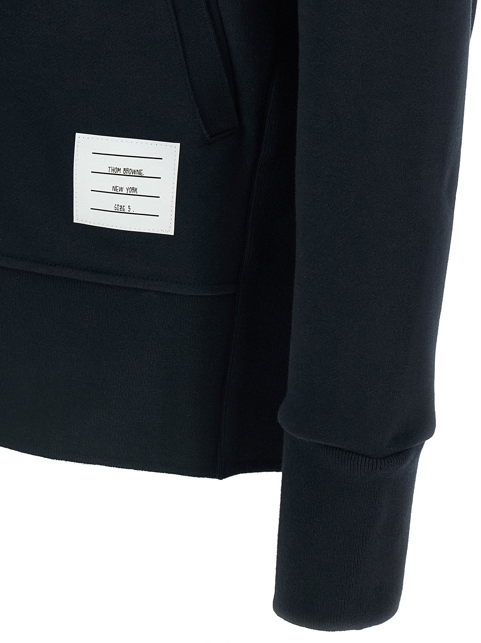 THOM BROWNE - THOM BROWNE - ’4 bar’ hoodie - Men’s Sweatshirts