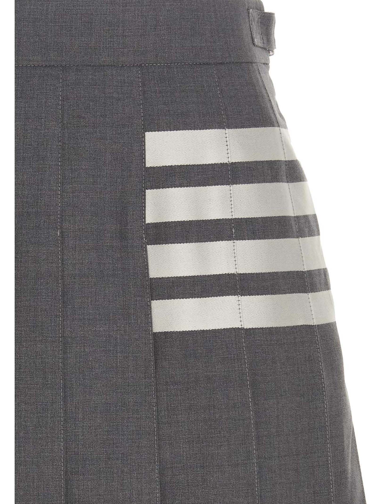 THOM BROWNE - THOM BROWNE - ’4 bar’ skirt - Women’s Bottoms