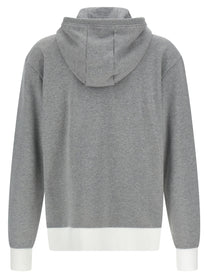 THOM BROWNE - THOM BROWNE - ’4BAR’ hoodie - Men’s Sweatshirts
