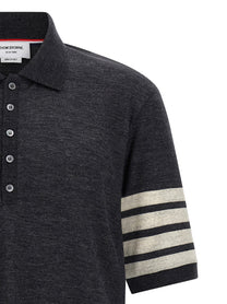 THOM BROWNE - THOM BROWNE - ’4Bar’ polo shirt - Men’s Tops