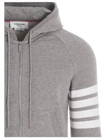 THOM BROWNE - THOM BROWNE - ’4 bar’ hoodie - Men’s Sweatshirts