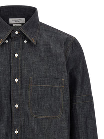 THOM BROWNE - THOM BROWNE - Denim shirt - Men’s Tops