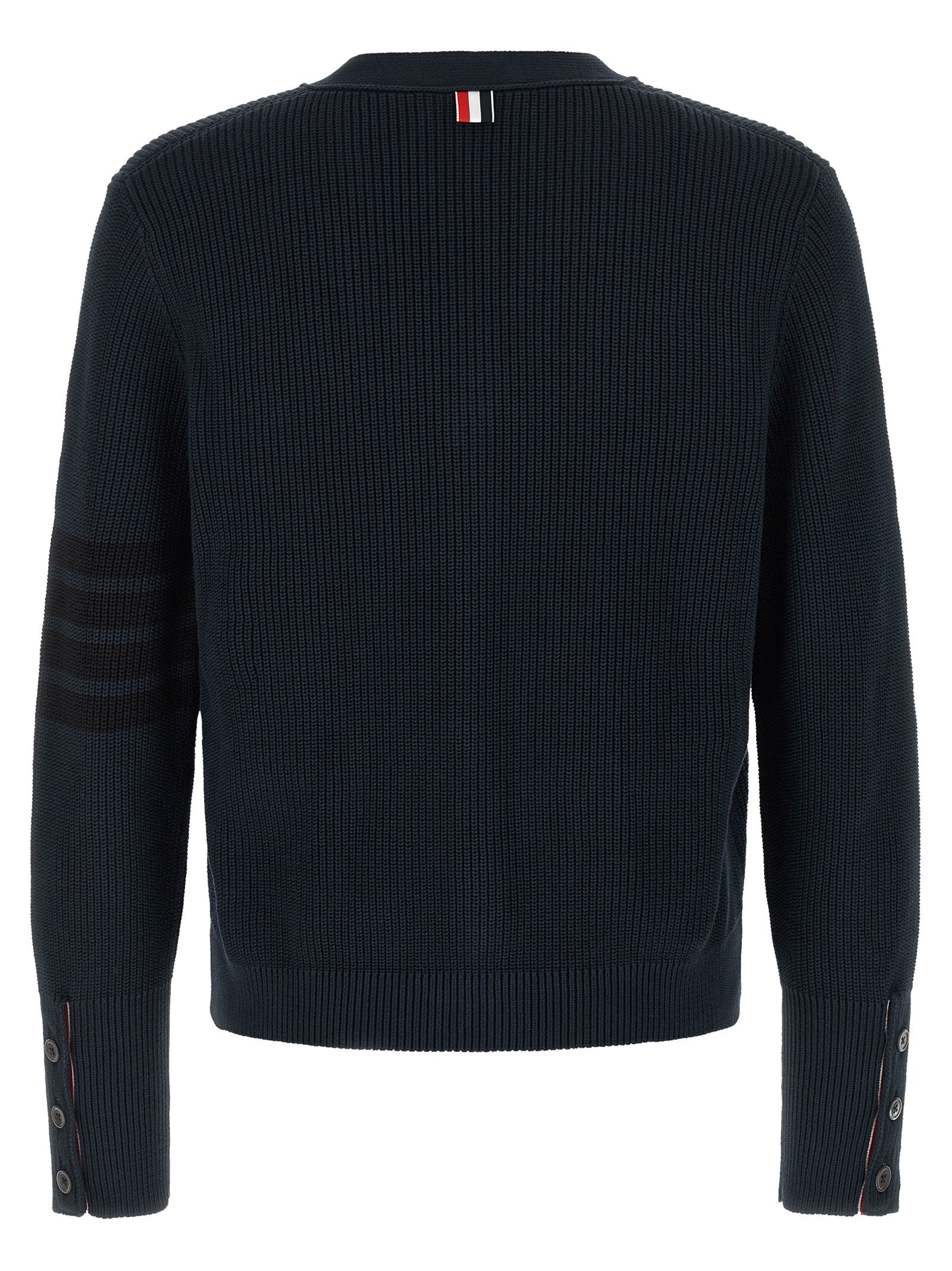 THOM BROWNE - THOM BROWNE - ’Garment Dye’ cardigan - Men’s Knitwear