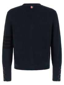 THOM BROWNE - THOM BROWNE - ’Garment Dye’ cardigan - Men’s Knitwear