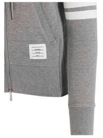 THOM BROWNE - THOM BROWNE - ’4 bar’ hoodie - Men’s Sweatshirts