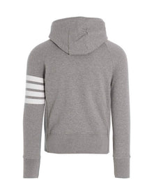 THOM BROWNE - THOM BROWNE - ’4 bar’ hoodie - Men’s Sweatshirts