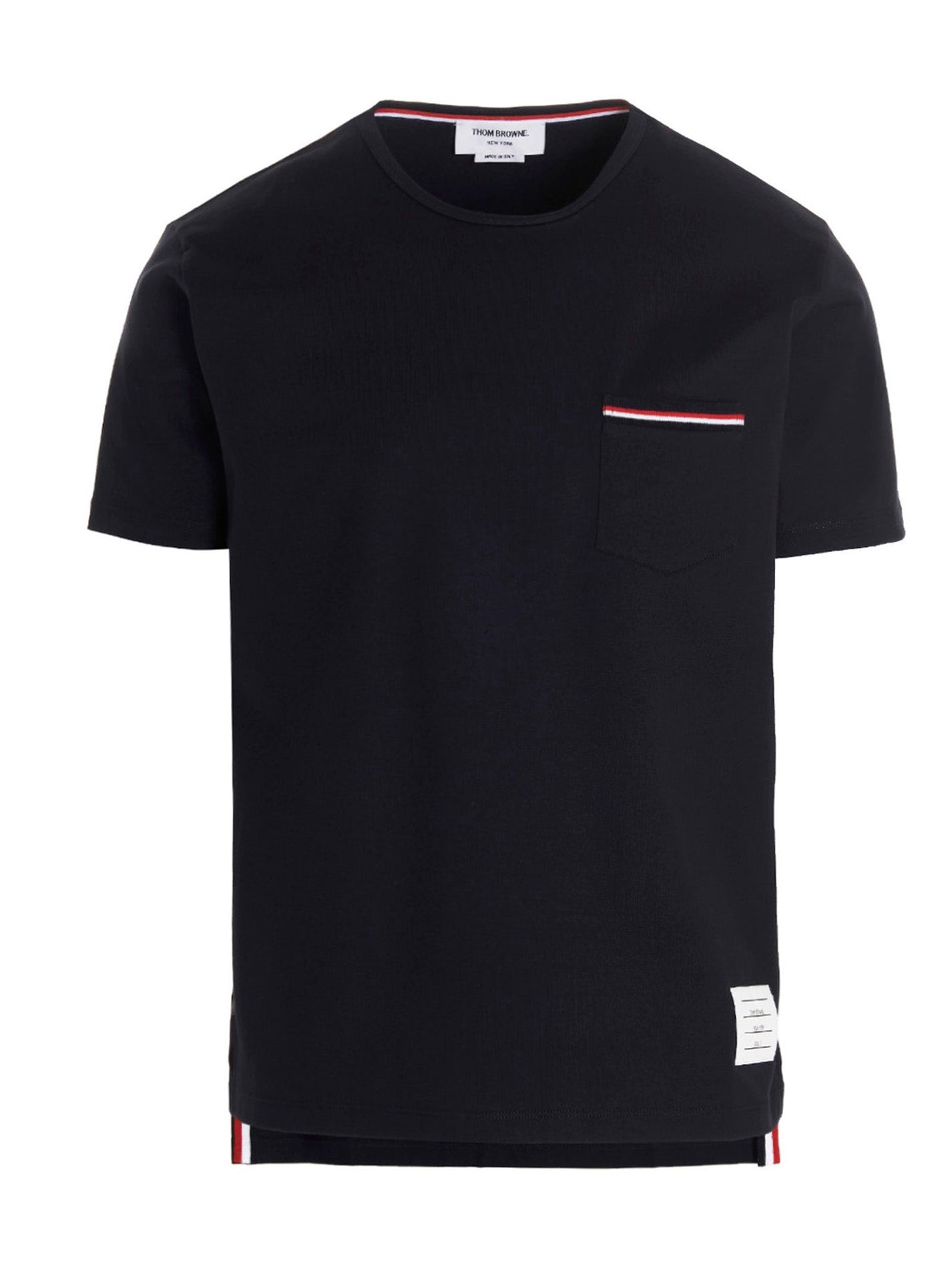 THOM BROWNE - THOM BROWNE - Pocket jersey t-shirt - Men’s Tops