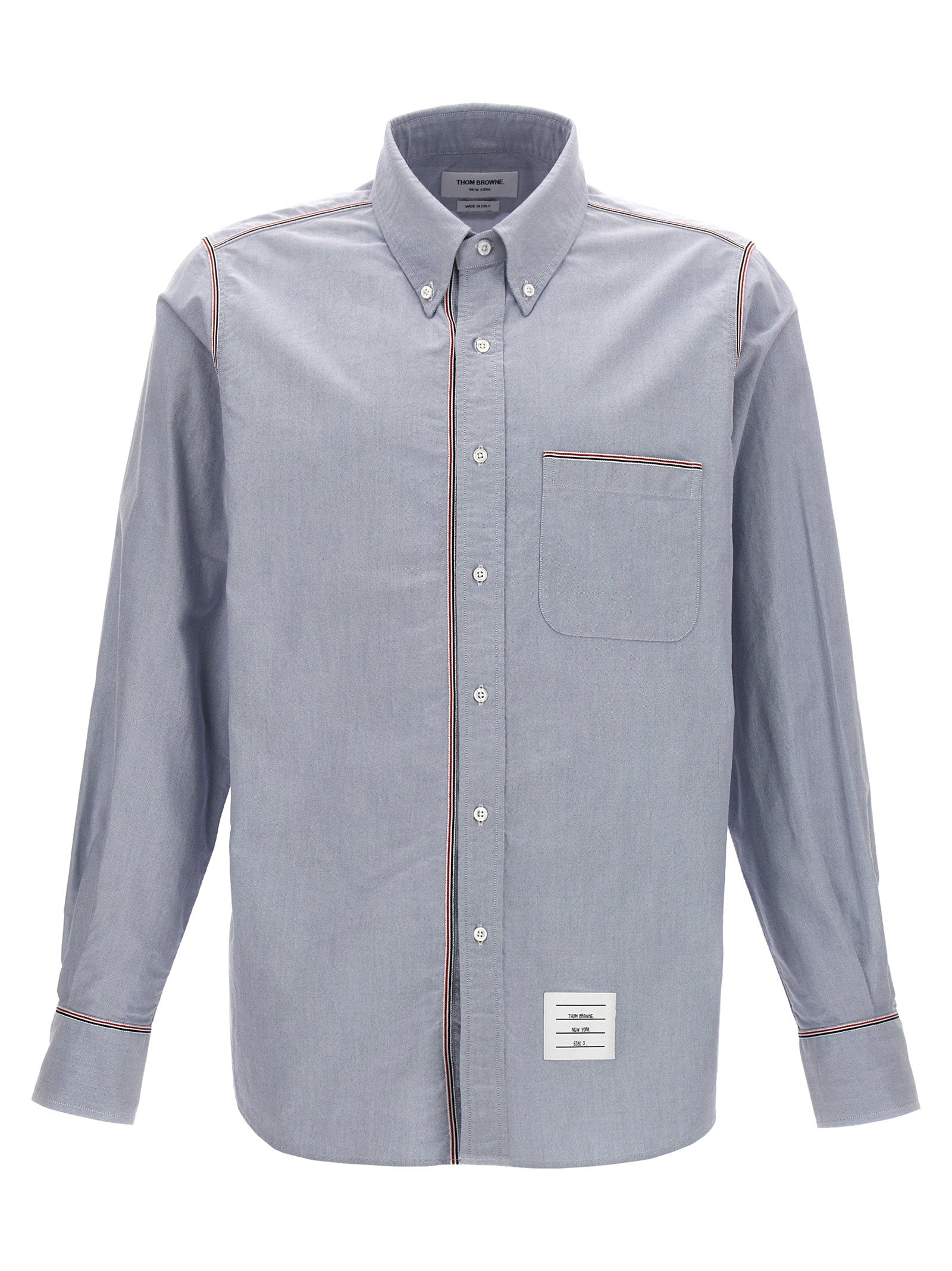 THOM BROWNE - THOM BROWNE - ’RWB’ shirt - Men’s Tops