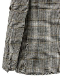 THOM BROWNE - THOM BROWNE - Prince of Wales blazer - Woman,Clothing,Blazer suits,