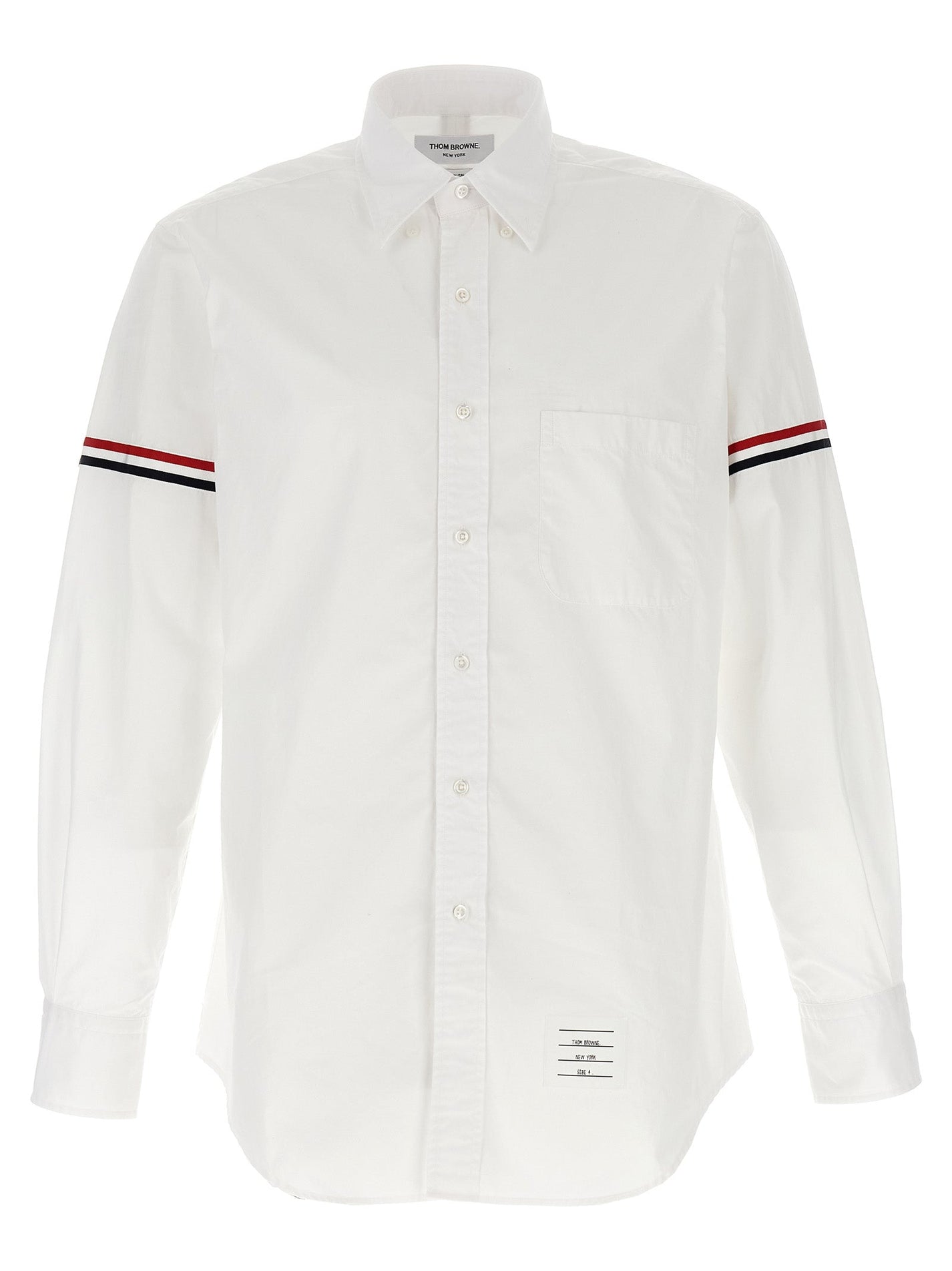 THOM BROWNE - THOM BROWNE - ’Oxford Armbands Classic’ shirt - Men’s Top