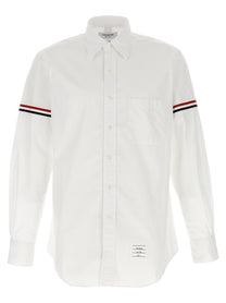 THOM BROWNE - THOM BROWNE - ’Oxford Armbands Classic’ shirt - Men’s Top