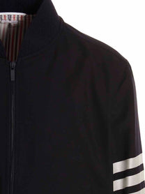 THOM BROWNE - THOM BROWNE - Bomber ’4 Bar’ - Men’s Outerwear