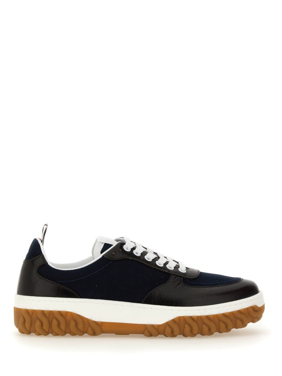 THOM BROWNE - Thom Browne Trainer ’Letterman’ - Men’s Shoes