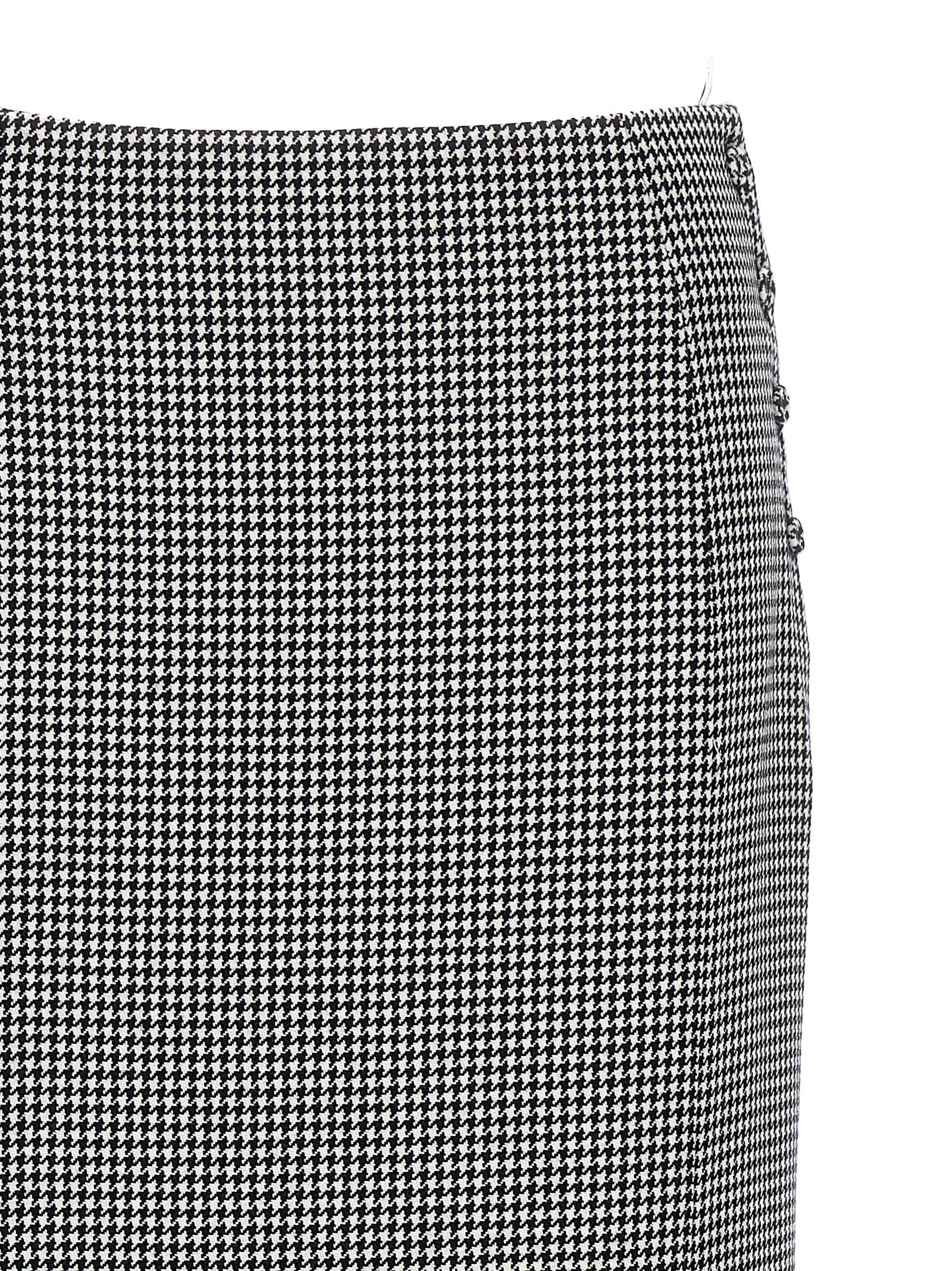 THOM BROWNE - THOM BROWNE - Pied de poule long skirt - Women’s Clothing