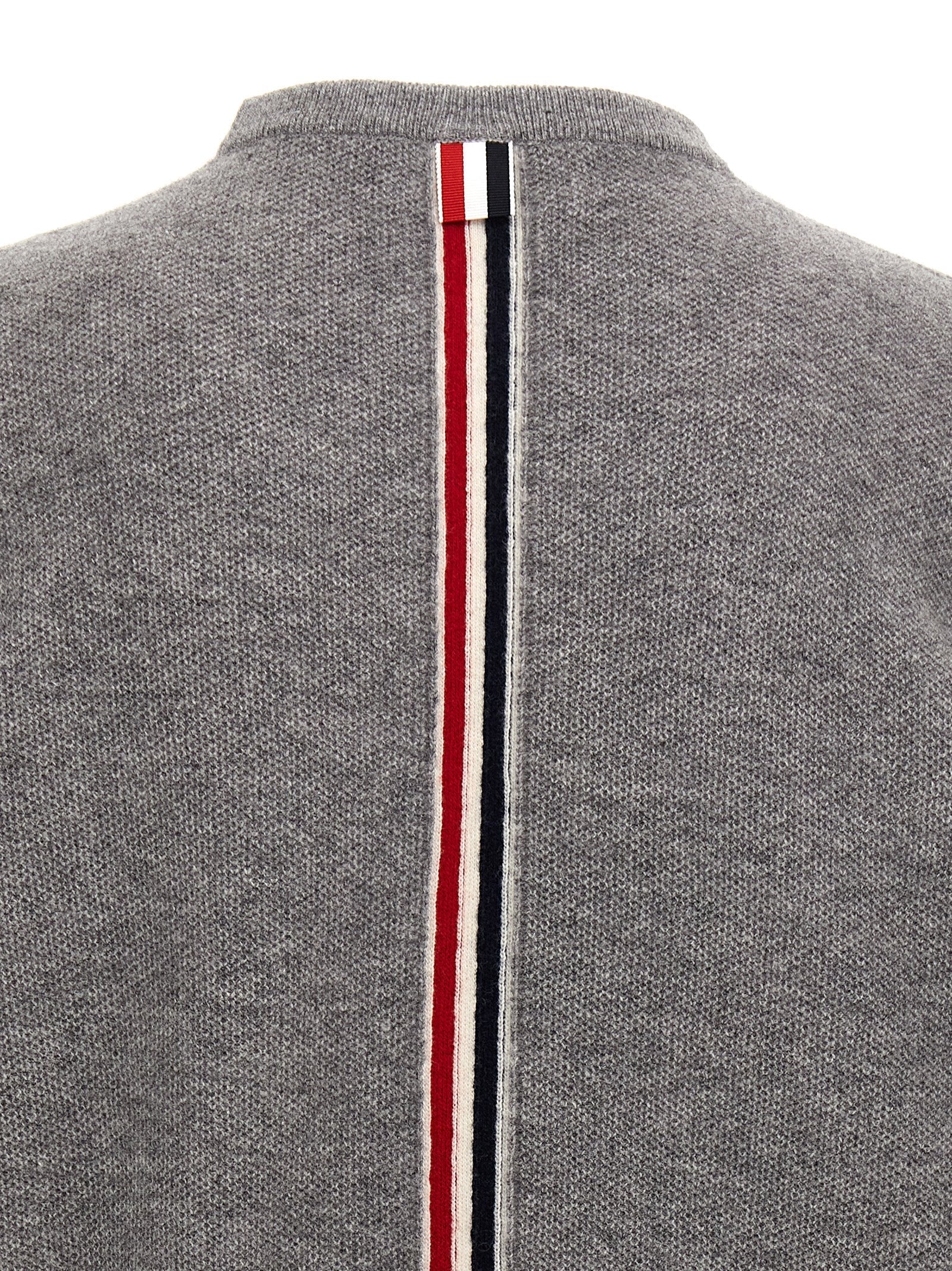 THOM BROWNE - THOM BROWNE - ’RWB’ sweater - Men’s Knitwear