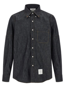 THOM BROWNE - THOM BROWNE - Denim shirt - Men’s Tops