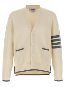 THOM BROWNE - THOM BROWNE - ’4-Bar’ Wool cardigan - Men’s Knitwear
