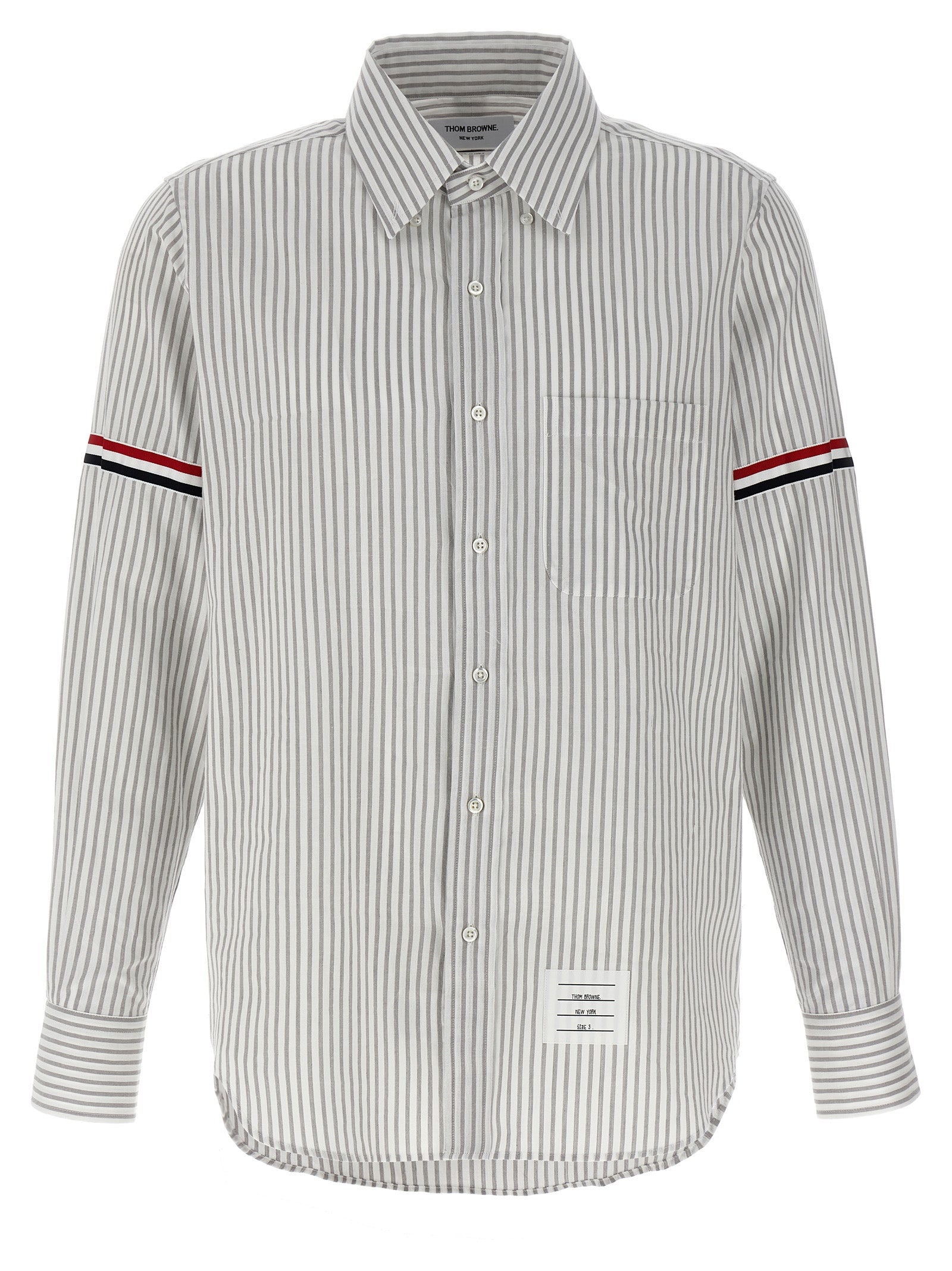 THOM BROWNE - THOM BROWNE - Striped shirt - Men’s Tops