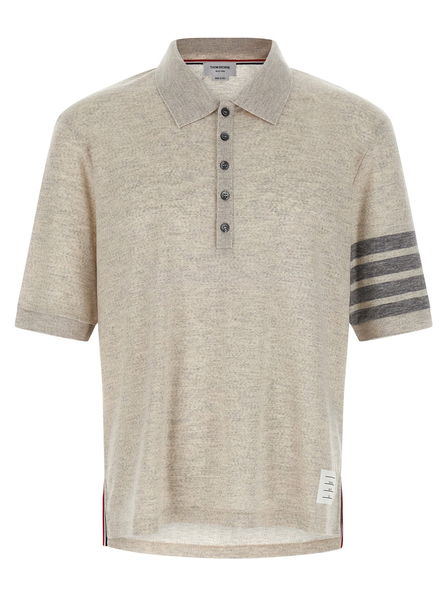 THOM BROWNE - THOM BROWNE - ’4Bar’ polo shirt - Men’s Tops