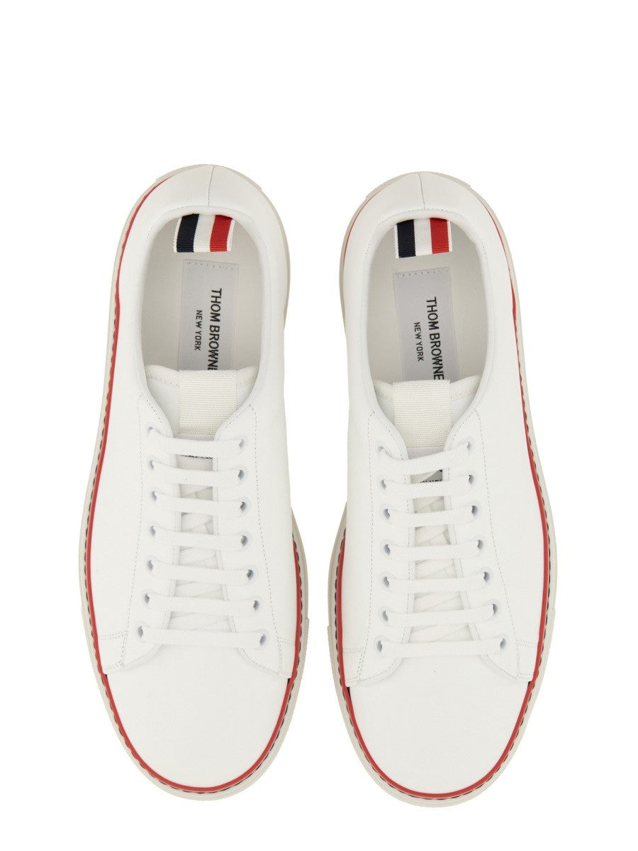 THOM BROWNE - Thom Browne Tennis Sneaker - Men’s Shoes