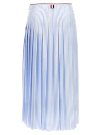 THOM BROWNE - THOM BROWNE - Silk skirt - Women’s Clothing