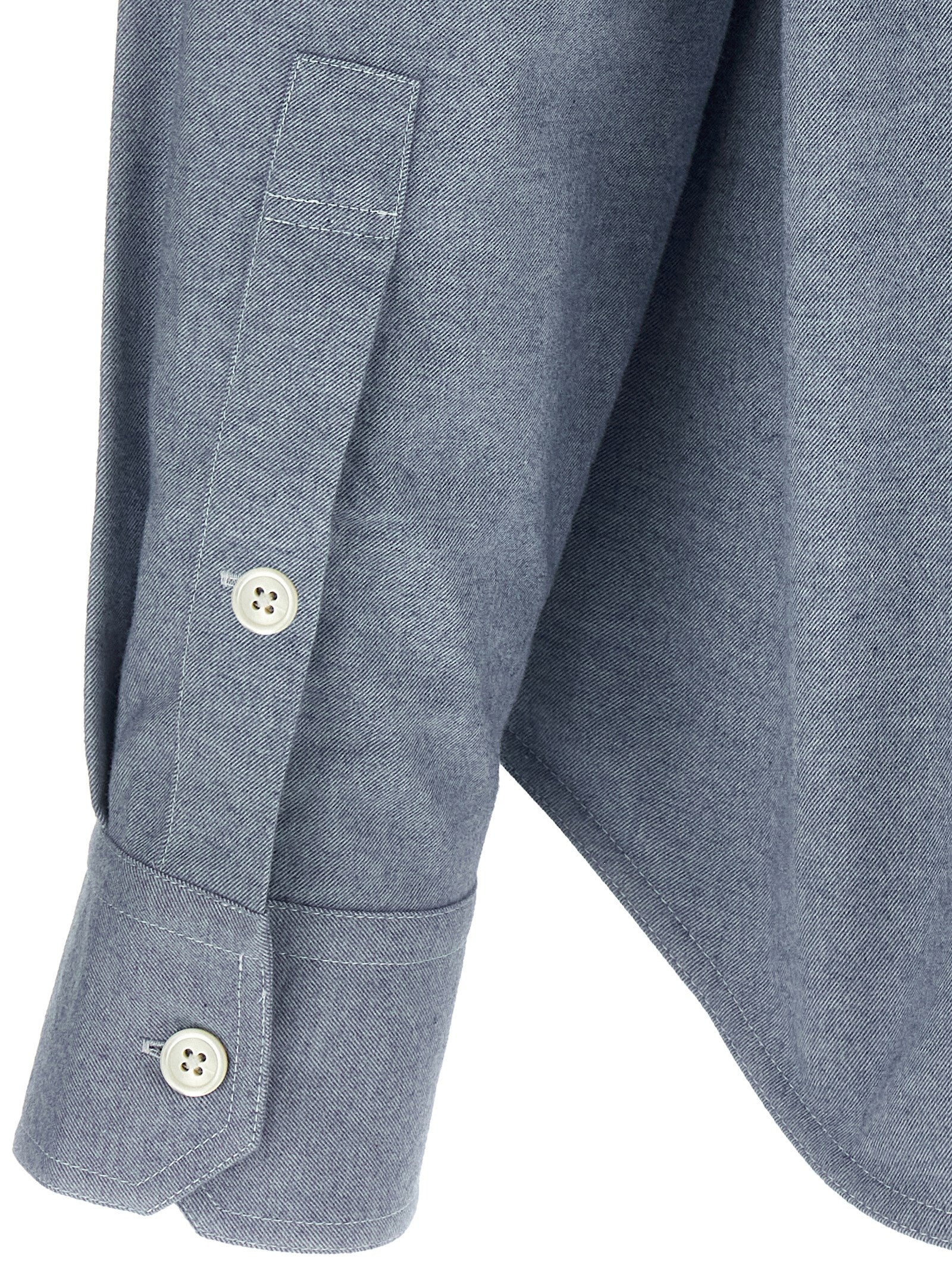 THOM BROWNE - THOM BROWNE - ’4BAR’ flannel shirt - Men’s Tops