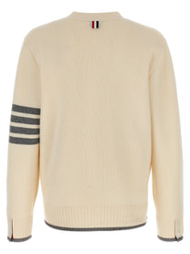 THOM BROWNE - THOM BROWNE - ’4-Bar’ Wool cardigan - Men’s Knitwear